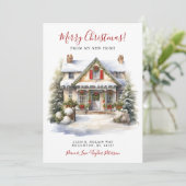 メリークリスマスニューホームムービング 案内状 (スタンド正面)