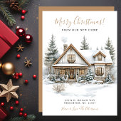 メリークリスマスニューホームムービング 案内状