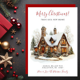 メリークリスマスニューホームムービング 案内状