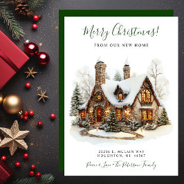 メリークリスマスニューホームムービング 案内状