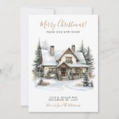 メリークリスマスニューホームムービング 案内状 (正面)