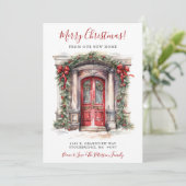 メリークリスマスニューホームレッドドアムービング 案内状 (スタンド正面)