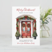 メリークリスマスニューホームレッドドアムービング 案内状 (スタンド正面)
