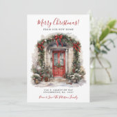 メリークリスマスニューホームレッドドアムービング 案内状 (スタンド正面)