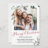 メリークリスマスニューホーム引越し発表写真 シーズンカード (正面)