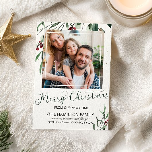 メリークリスマスニューホーム引越し発表写真 シーズンカード