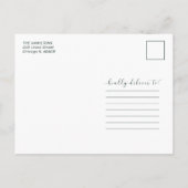 メリークリスマスニューホーム引越し発表写真 シーズンポストカード (裏面)