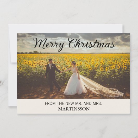 メリークリスマスニューミセス・フォトホリデー シーズンカード (正面)