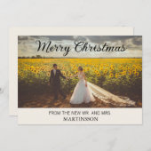 メリークリスマスニューミセス・フォトホリデー シーズンカード (正面/裏面)