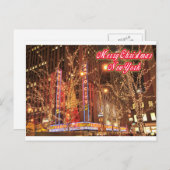 メリークリスマスニューヨーク シーズンポストカード (正面/裏面)