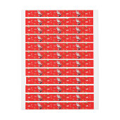 メリークリスマスニースいけな25 12月クリスマス ラップアラウンドラベル (シート)