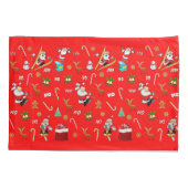 メリークリスマスニースいけな25 12月クリスマス 枕カバー (裏面)