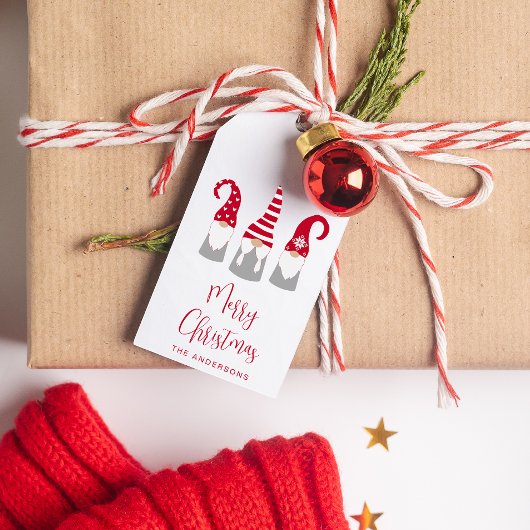 メリークリスマスノルディック格言ホリデー ギフトタグ