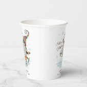 メリークリスマスノルディック格言 パーソナライズされた 紙コップ (右)