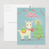 メリークリスマスノートカード ポストカード (正面/裏面)