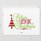 メリークリスマスノームフラットカード シーズンカード (裏面)