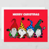 メリークリスマスノームフラットカード シーズンカード (正面/裏面)