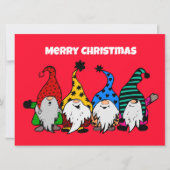 メリークリスマスノームフラットカード シーズンカード (正面)