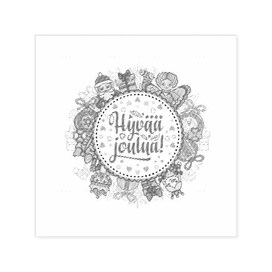 メリークリスマスハイヴァジュルアフィンランド語 セルフインキングスタンプ (デザイン)