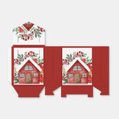 メリークリスマスハウスギフト フェイバーボックス (折り畳みなし)