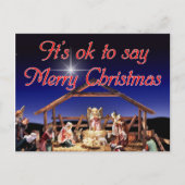 メリークリスマスハガキなんて言っても良い シーズンポストカード (正面)