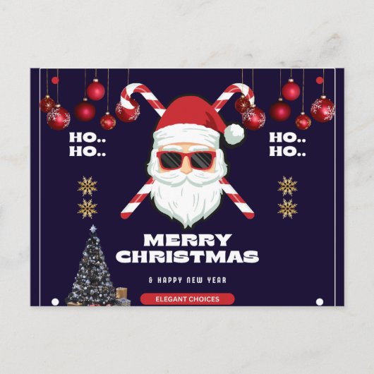 メリークリスマスハガキ – 完璧な休日の挨拶 シーズンポストカード (正面)