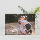 メリークリスマスハグ | 休日の写真カード シーズンカード (スタンド正面)
