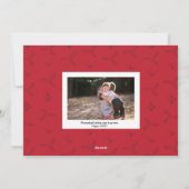 メリークリスマスハグ | 休日の写真カード シーズンカード (裏面)