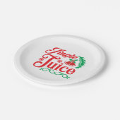 メリークリスマスハッピージングル ペーパープレート (アングル)