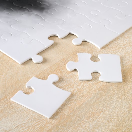 メリークリスマスハッピースカー格言とギフト ジグソーパズル (側面)