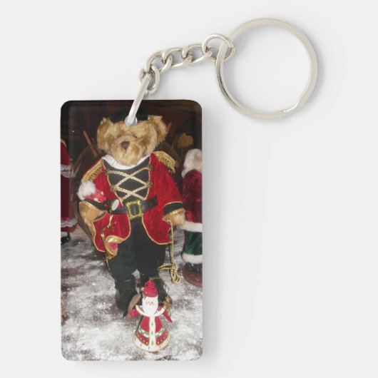 メリークリスマスハッピーニューイヤーのキーチェーン キーホルダー (裏面)