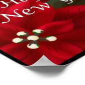 メリークリスマスハッピーニューイヤーのポスター ポスター (角)