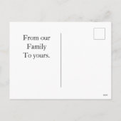 メリークリスマスハッピーニューイヤーはがき シーズンポストカード (裏面)