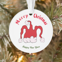 メリークリスマスハッピーニューイヤーオーナメント オーナメント