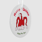 メリークリスマスハッピーニューイヤーオーナメント オーナメント (正面)