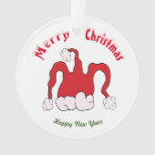 メリークリスマスハッピーニューイヤーオーナメント オーナメント (正面)