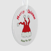 メリークリスマスハッピーニューイヤーオーナメント オーナメント (正面)