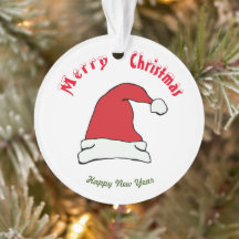 メリークリスマスハッピーニューイヤーオーナメント