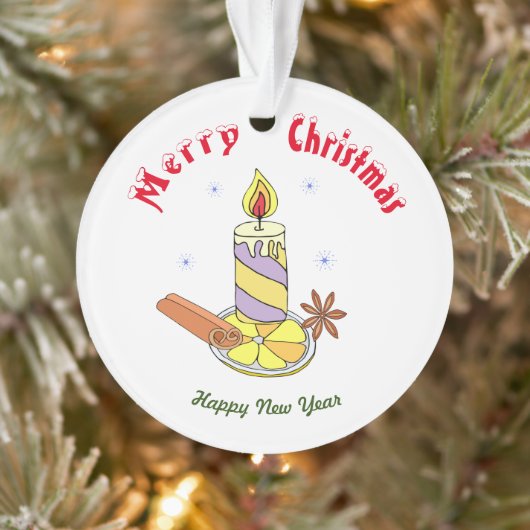 メリークリスマスハッピーニューイヤーオーナメント オーナメント (ツリー)