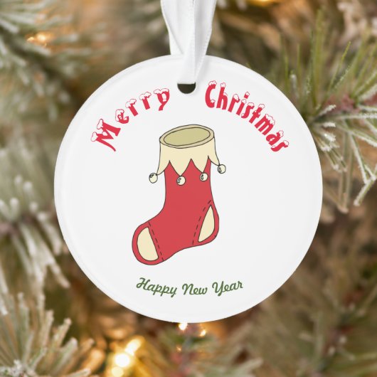 メリークリスマスハッピーニューイヤーオーナメント オーナメント (ツリー)