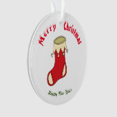 メリークリスマスハッピーニューイヤーオーナメント オーナメント (正面)
