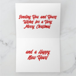 メリークリスマスハッピーニューイヤーカード カード