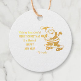 メリークリスマスハッピーニューイヤーギフト フェイバータグ