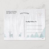 メリークリスマスハッピーニューイヤーグリーティングフォトカード シーズンポストカード (裏面)