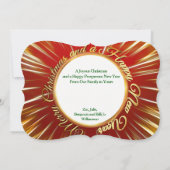 メリークリスマスハッピーニューイヤーサークルファンシー写真 シーズンカード (裏面)