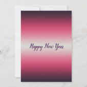 メリークリスマスハッピーニューイヤーシンプルクリスマス カード (裏面)