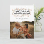 メリークリスマスハッピーニューイヤーフローラ シーズンカード (スタンド正面)