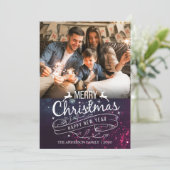 メリークリスマスハッピーニューイヤーホリディウィッシュフォト シーズンカード (スタンド正面)