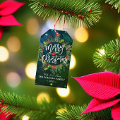 メリークリスマスハッピーニューイヤーホリデーサンタパーティー ギフトタグ