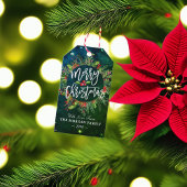 メリークリスマスハッピーニューイヤーホリデーサンタパーティー ギフトタグ